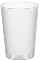 Logo Papstar gobelet en plastique, pp, 0,1 l, satin transparent 6485804