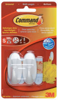 Logo 3m command crochet plastique - crochet design, ovale, petit 11500991