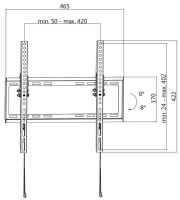 Logo Logilink support mural pour tlviseur, inclinable pour 11115842