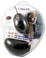 Logo Logilink mini souris optique pour notebook + tapis de souris 11112192