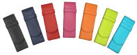 Logo Alassio etui pour stylos, pour 2 stylos, cuir, orange 5317712