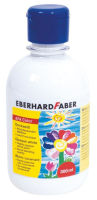 Logo Eberhard faber blanc couvrant efa color, bouteille de 57575403