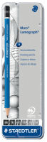 Logo Staedtler crayon 100 mars lumograph, tui mtallique de 20 5655346