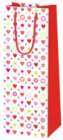 Logo Susy card sac cadeau pour bouteille 'mini hearts' 40006987