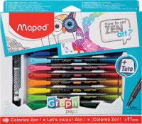 Logo Maped kit d'criture graph'peps 'how to zen art' 82897550