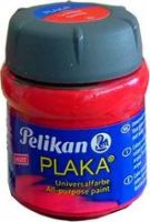 Logo Peinture pelikan plaka rouge carmin 