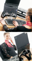 Logo Fellowes support pour ordinateur portable smart suites, noir 5380357