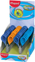 Logo Maped ciseaux sensoft, longueur: 130mm, pr�sentoir de 24 339334200