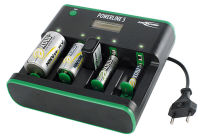 Logo Ansmann chargeur 'powerline 5', avec technologie zero watt 18005407