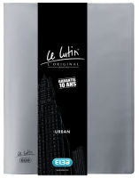 Logo Elba protge-documents 'le lutin urban', 40 pochettes, gris 61502222
