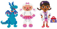 Logo Hama perles  repasser midi 'doc mcstiffins', coffret cadeau 58140100