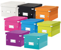 Logo Leitz bote de rangement click & store wow, a5, orange 80604344