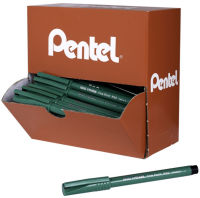 Logo Pentel stylo roller ball pentel r50, noir, 36+12 gratuit 5232213