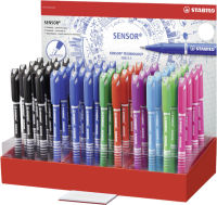 Logo Stabilo feutre � pointe fine sensor, pr�sentoir de 48 55500205