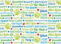 Logo Susy card geschenkpapier 'all the best', auf rolle 11416567