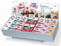 Logo Fimo soft pte  modeler, durcit au four, prsentoir de noel 57890124