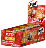 Logo Pritt batons de colle paillet�e, 20 g, pr�sentoir de 24, 57890171