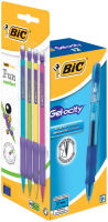 Logo Bic stylo  encre gel gelocity, bleu + portemine, paquet 5103555