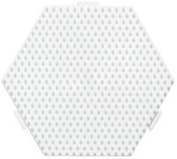 Logo Hama plaques pour perles  repasser midi 'hexagone', blister 58140214