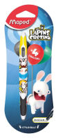 Logo Maped stylo  bille quatre couleurs twin tip lapins crtins 82229160