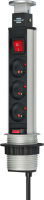Logo Brennenstuhl prise encastrable 'tower power', 3 prises 11278218
