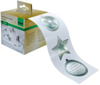 Logo Sigel autocollant de noel 'christmas wishes', sur rouleau 8203486