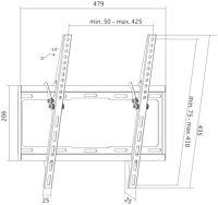 Logo Logilink support mural pour tlviseur, inclinable pour 11116184