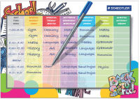 Logo Staedtler crayon de couleur 'back to school', prsentoir 88 5655479