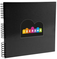 Logo Exacompta album photo � spirales iderama, 320 x 320 mm, rose 8701378