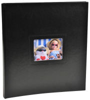 Logo Exacompta album photos softissimo, 290 x 320 mm, gris fonc� 8701388