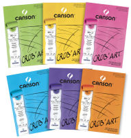 Logo Canson bloc  dessin crob'art, 210 x 297 mm, blanc, 96 g/m2 5299113