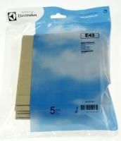 Logo E43 sacs aspirateur (x5) pour electrolux 7118363