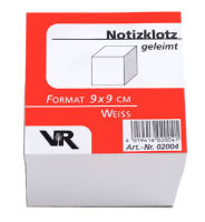 Logo Viktor richter bloc cube 90 x 90 mm, sans bois, coll� 521450