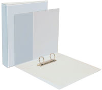 Logo Classeur a4 de pr�sentation - 2 anneaux - dos: 55 mm - blanc 5216042