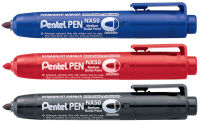 Logo Pentel marqueur permanent nx50, r�tractable, rouge 5231513
