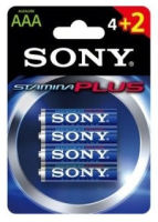 Logo Alkaline 1.5v lr03 aaa 4+2pck am4-b4x2d