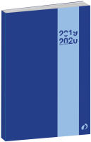 Logo Quo vadis textagenda 'welcome', 2019/2020, bleu 57000526