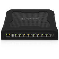 Logo Edgeswitch 8x gigabit poe ports 150w 24v/48v es-8xp