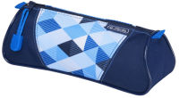 Logo Herlitz trousse triangulaire 'blue cubes', en polyester 50021154