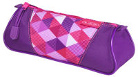 Logo Herlitz trousse triangulaire 'pink cubes', en polyester 50021123