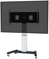 Logo Mobile flatscreen floor stand plasma-m2500silver-ms