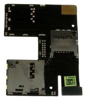 Logo Sim + microsd reader f�r htc desire 300, 500 51h20565-01m