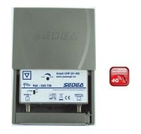 Logo Ampli uhf 21-60 avec passage cc de 10 a 25db 023735