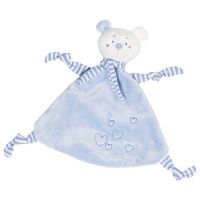 Logo Doudou ours (bleu clair) avec coeur 65115