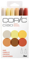 Logo Copic marqueur ciao, kit de 6 'hair' 70002217
