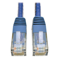 Logo Eaton tripplite cat6 gigabit molded utp ethernet cable rj45 m/m blue 1ft. 0.31m 4564487