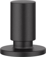 Logo Tirette de vidage ronde noir mat 238688