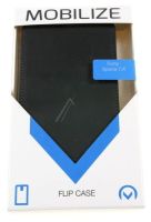 Logo Mobilize etui vertical slim pour sony xperia c4 ,noir 22078