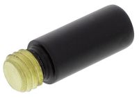 Logo Goupille courte 30 mm pour levier nom, noir mat 124510