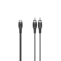 Logo 4 audio cable 2 x rca rca noir w128824546